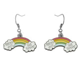 Storms Don't Last Forever Rainbow Earrings